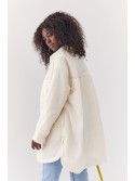 Oversized thin jacket with collar ekri 5822 - Online store - Boutique